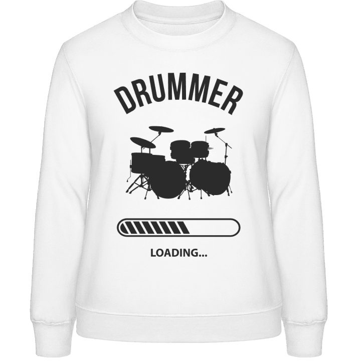 Drummer Loading Sweatshirt för kvinnor contain pic