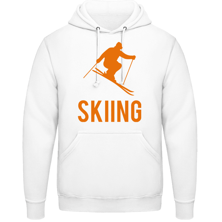 Skiing Logo Hoodie contain pic