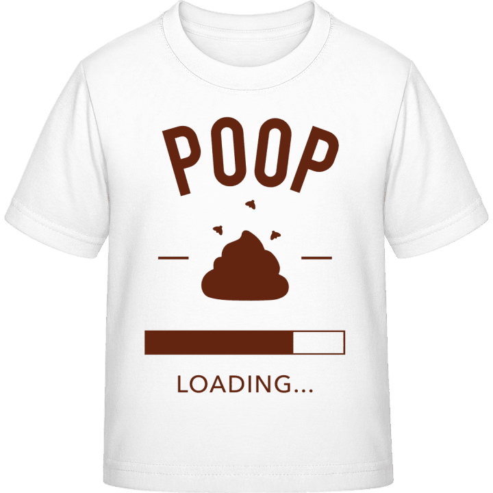 Poop loading Camiseta infantil contain pic