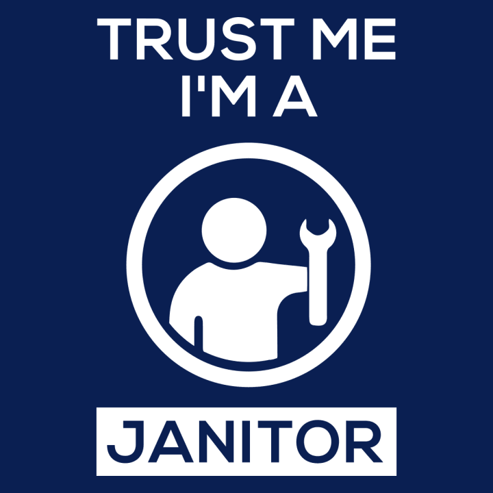 Trust Me I'm A Janitor Huvtröja 0 image
