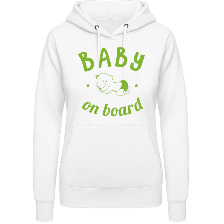 Baby on Board Pregnant Hoodie för kvinnor 0 image