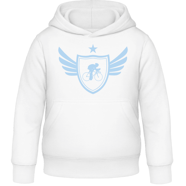 Cyclist Winged Kids Hoodie contain pic