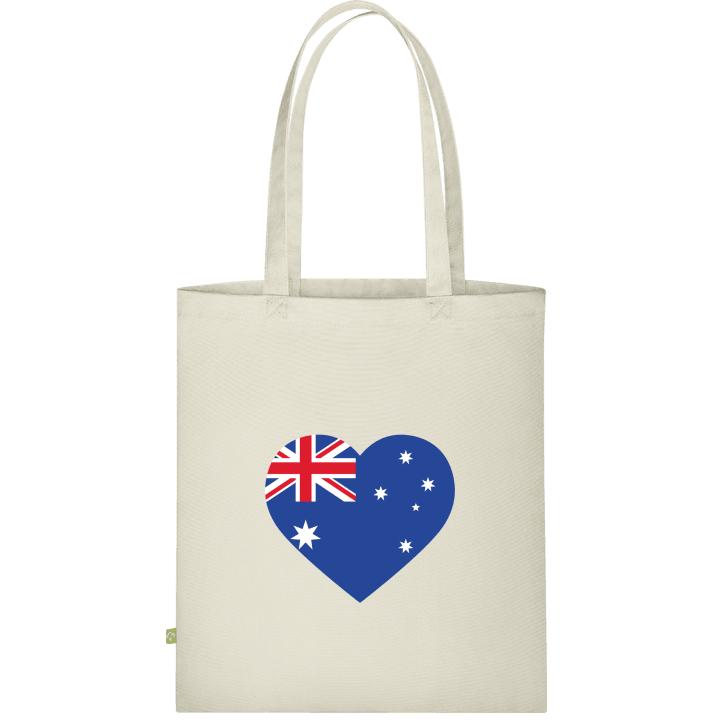 Australia Heart Flag Stoffen tas contain pic