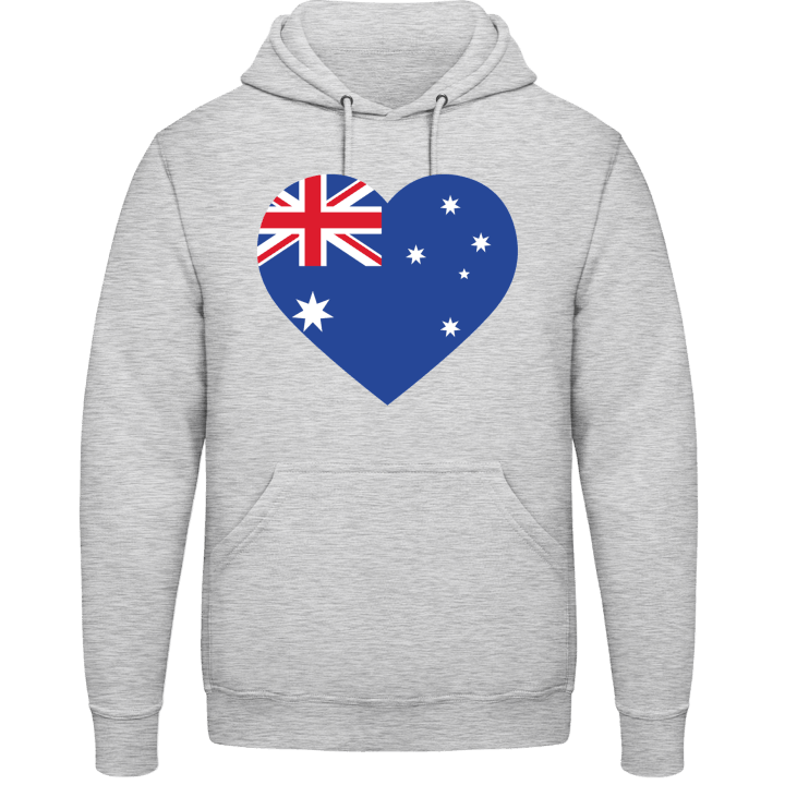 Australia Heart Flag Felpa con cappuccio contain pic