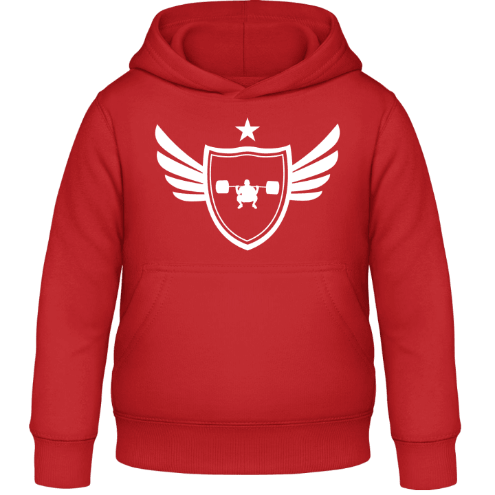Weightlifting Winged Barn Hoodie contain pic