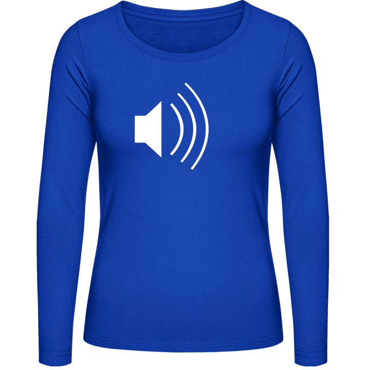 High Volume Sound Langermet skjorte for kvinner contain pic