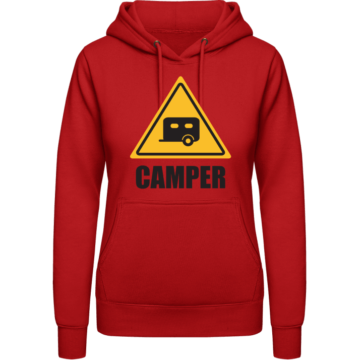 Camper Warning Felpa con cappuccio da donna 0 image