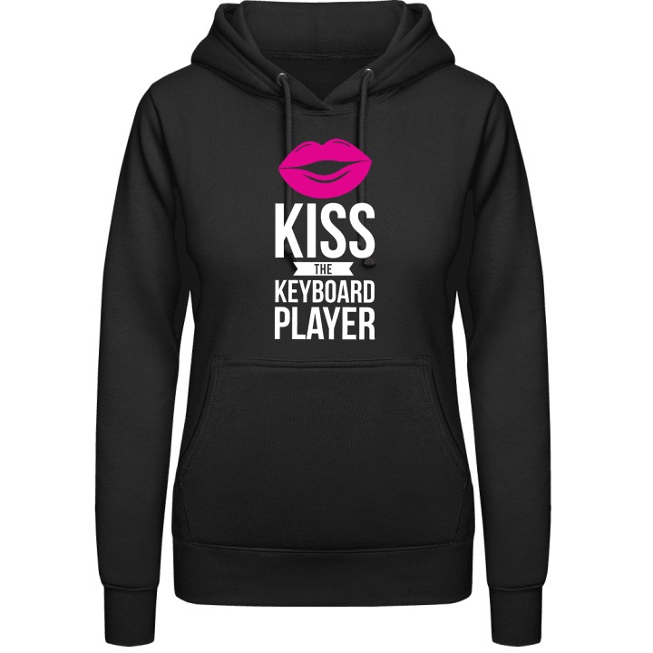 Kiss The Keyboard Player Felpa con cappuccio da donna contain pic