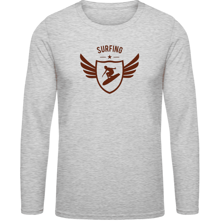 Surfing Winged T-shirt à manches longues contain pic