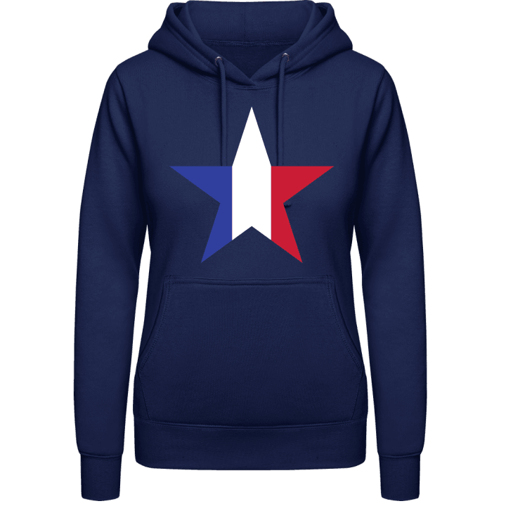 French Star Sweat à capuche pour femme contain pic