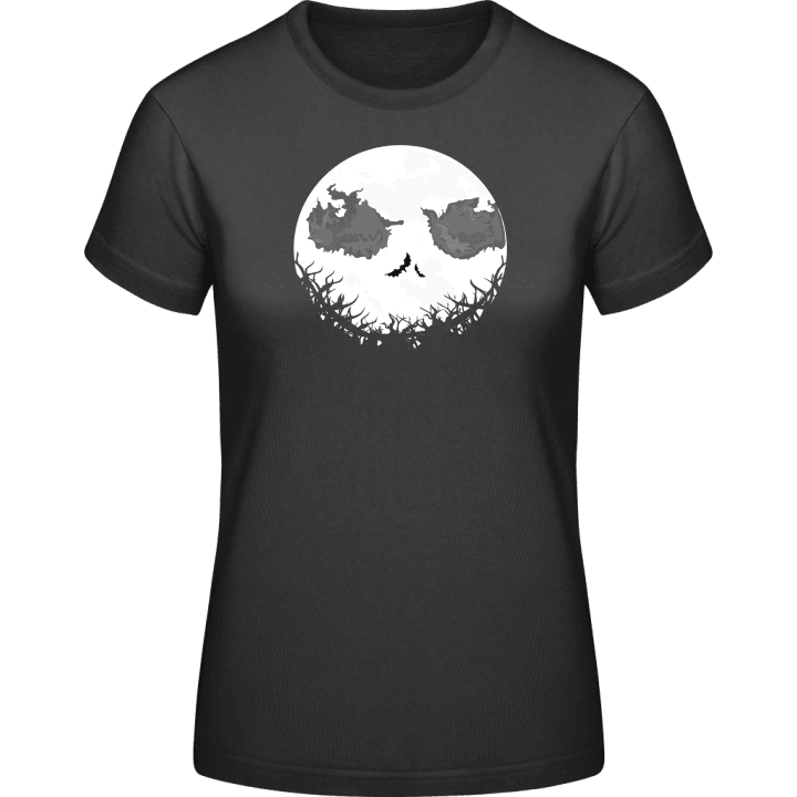 Halloween Moonlight Face T-skjorte for kvinner 0 image