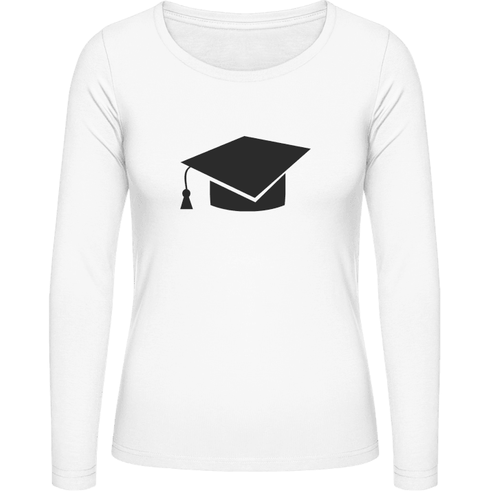 University Mortarboard Vrouwen Lange Mouw Shirt contain pic