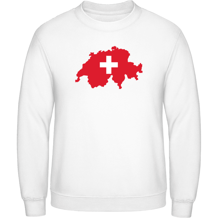 Schweiz Karte und Kreuz Sweatshirt contain pic