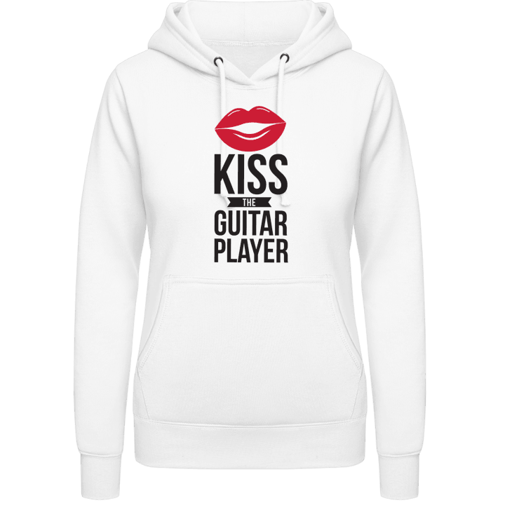 Kiss The Guitar Player Felpa con cappuccio da donna contain pic