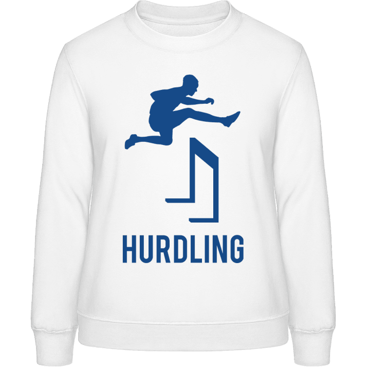 Hurdling Frauen Sweatshirt contain pic