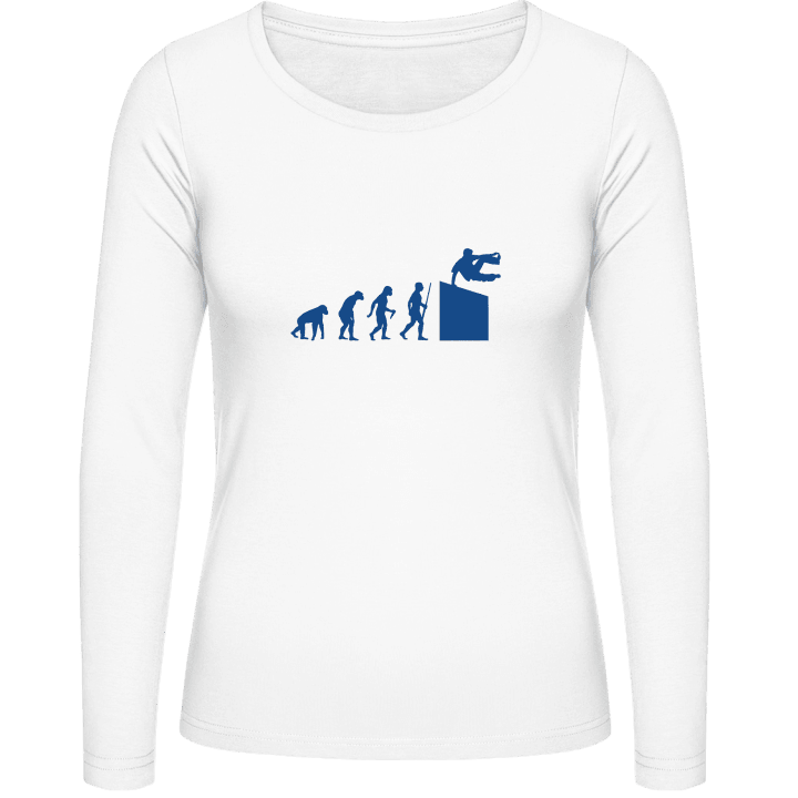 Parkour Evolution Frauen Langarmshirt contain pic