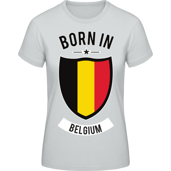 Born in Belgium T-shirt för kvinnor 0 image