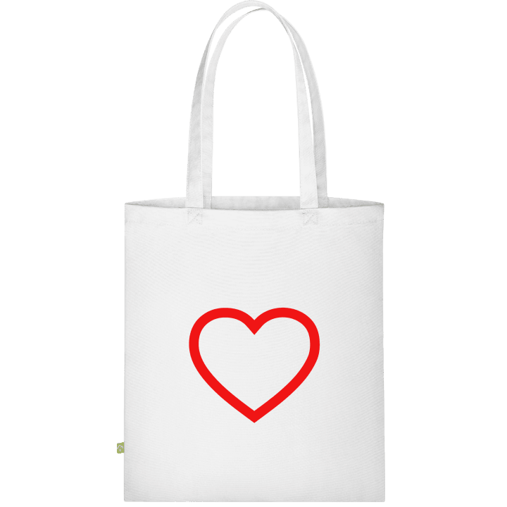Heart Outline Stofftasche contain pic