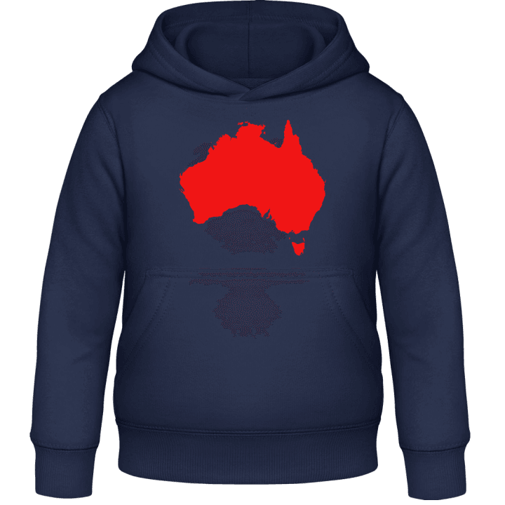 Australia Map Sweat à capuche pour enfants contain pic