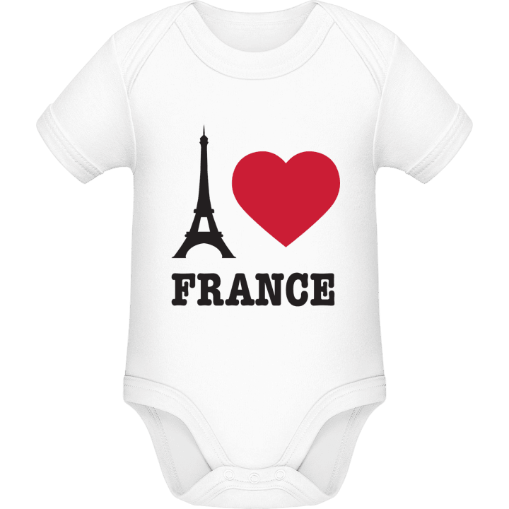 I Love France Eiffel Tower Baby Strampler contain pic