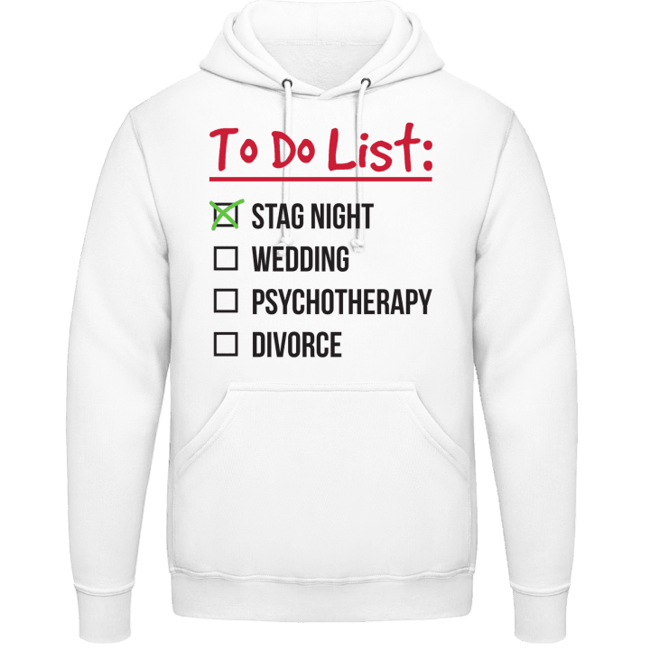 Wedding To Do List Hoodie contain pic