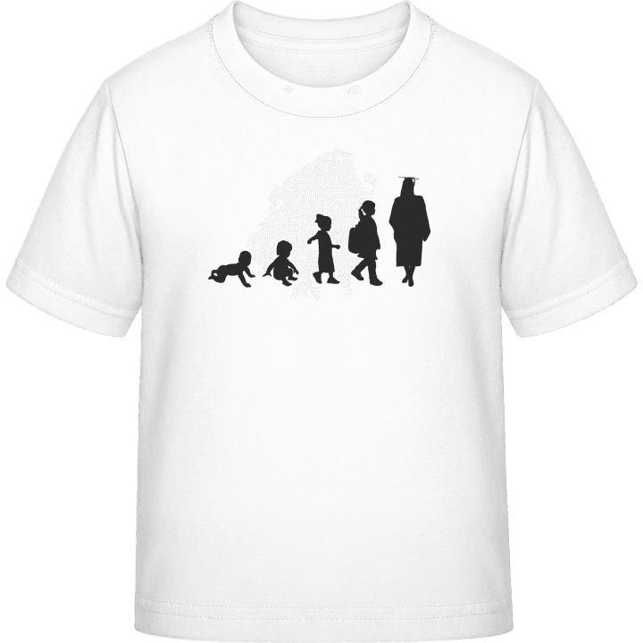 Graduate Girl Evolution Camiseta infantil contain pic