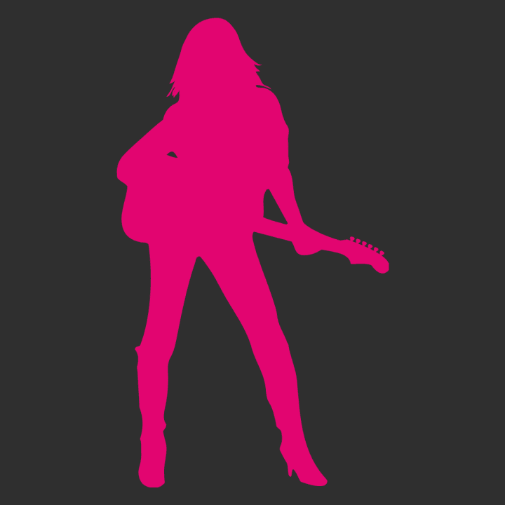 Hot Female Guitarist T-shirt à manches longues pour femmes 0 image