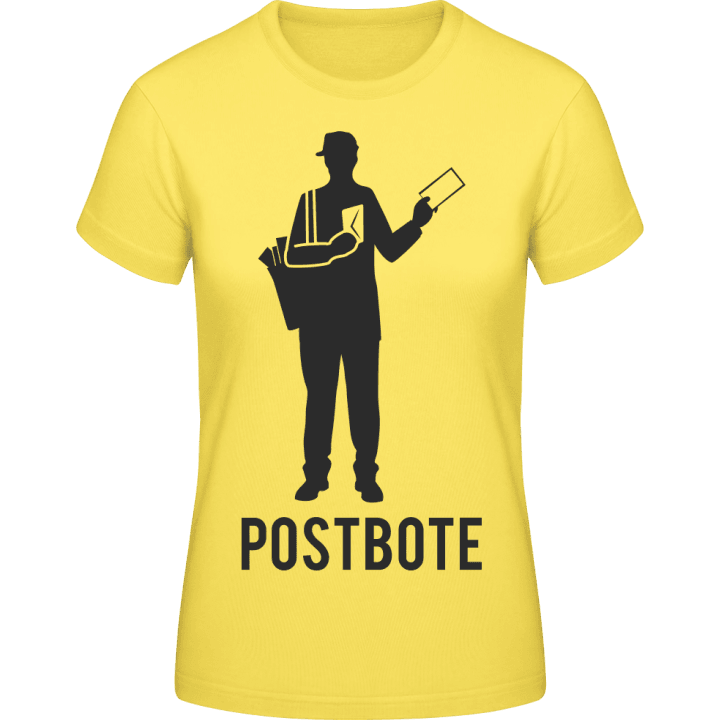 Postbote Briefträger T-skjorte for kvinner contain pic