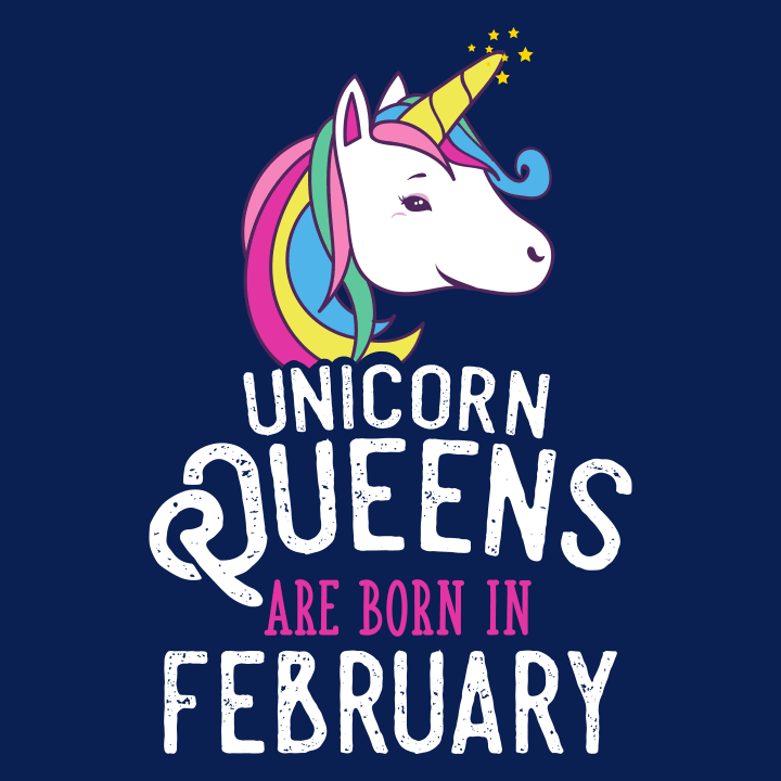 Unicorn Queens Are Born In February Borsa in tessuto 0 image