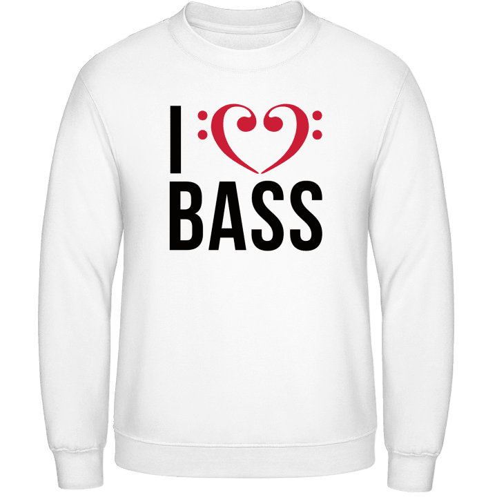 I Love Bass Tröja contain pic