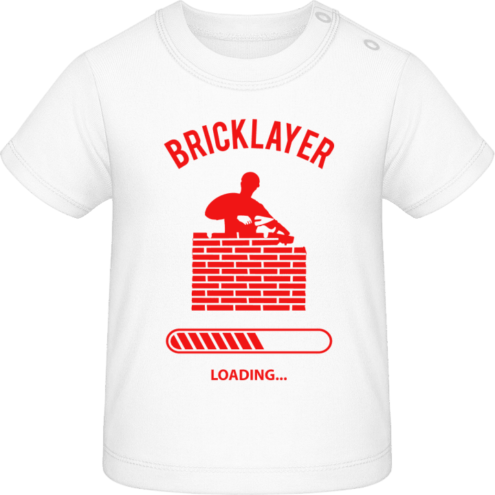 Bricklayer Loading T-shirt för bebisar contain pic