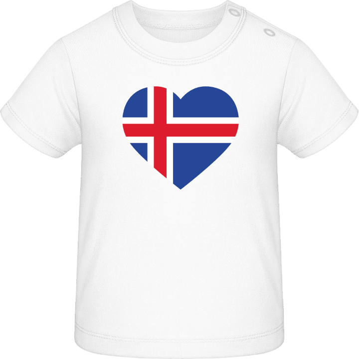 Iceland Heart Baby T-Shirt 0 image