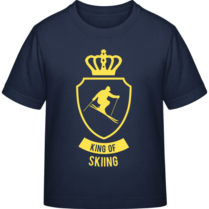 King of Skiing T-shirt för barn contain pic