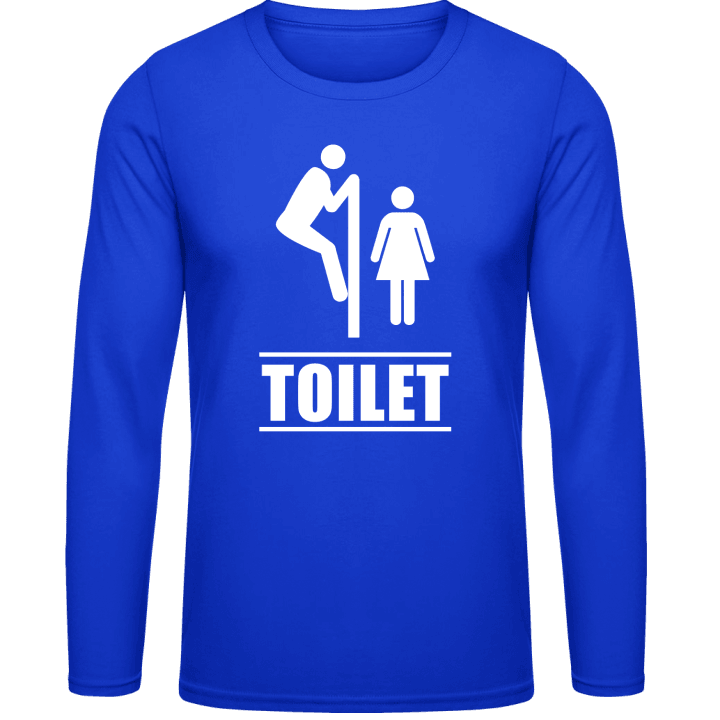 Toilet Illustration Long Sleeve Shirt 0 image