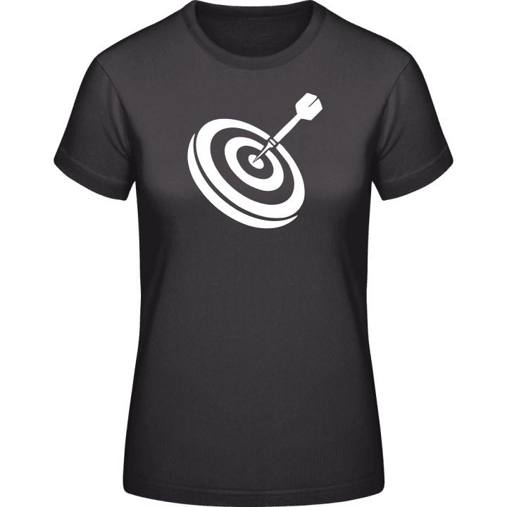 Dartboard Frauen T-Shirt contain pic