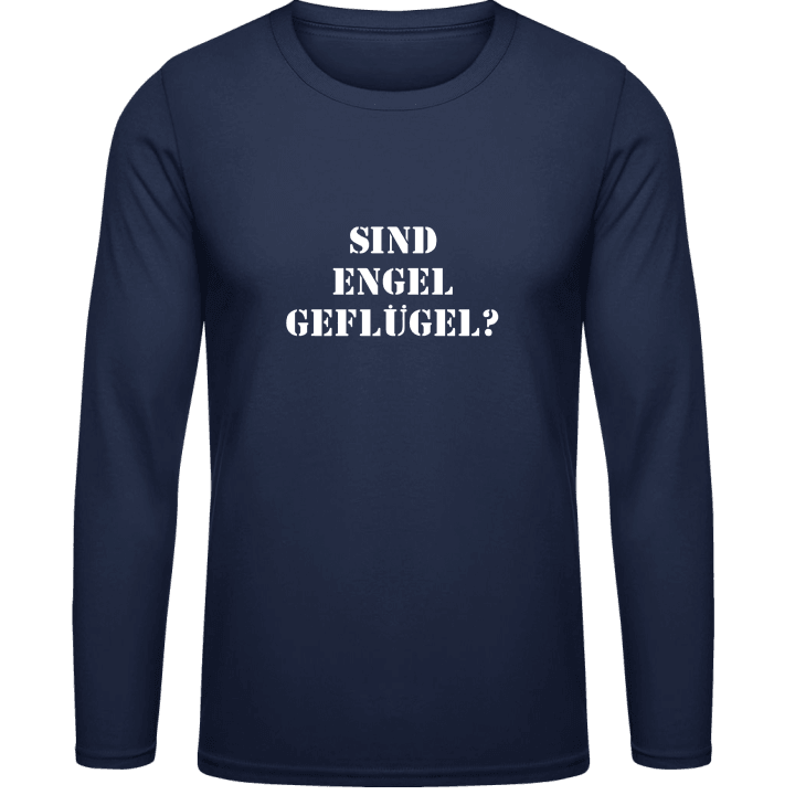 Sind Engel Geflügel T-shirt à manches longues contain pic