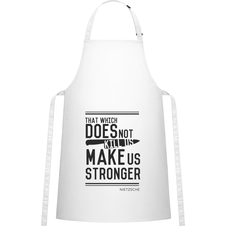 That wich does not kill you make us stronger Kitchen Apron contain pic