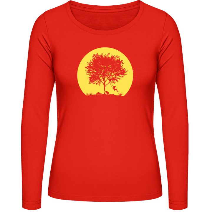 Tree Swing Women long Sleeve Shirt contain pic
