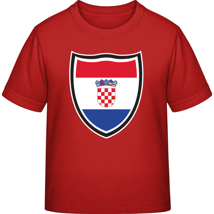 Croatia Shield Flag T-skjorte for barn contain pic