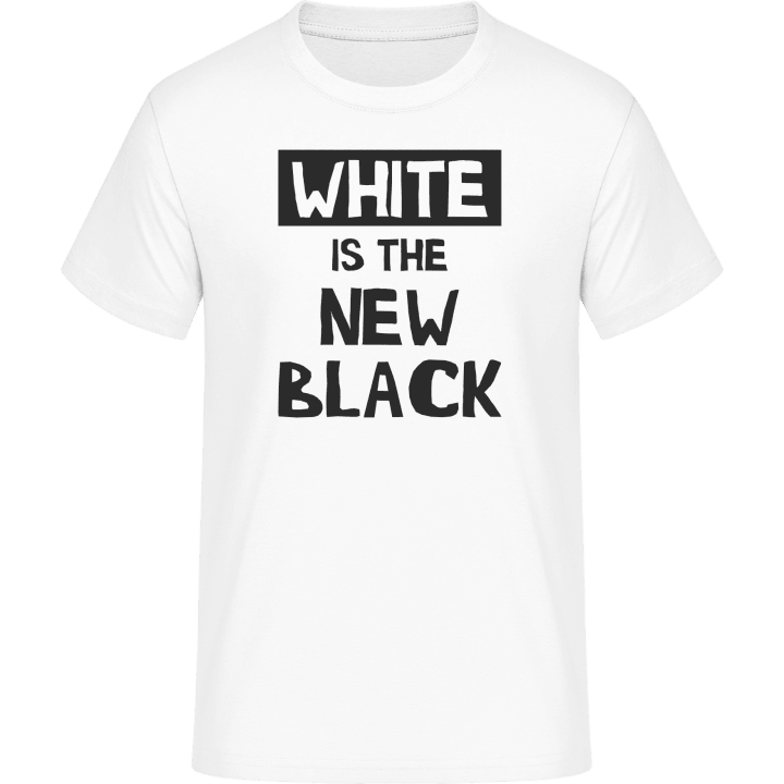 White Is The New Black Slogan Camiseta 0 image