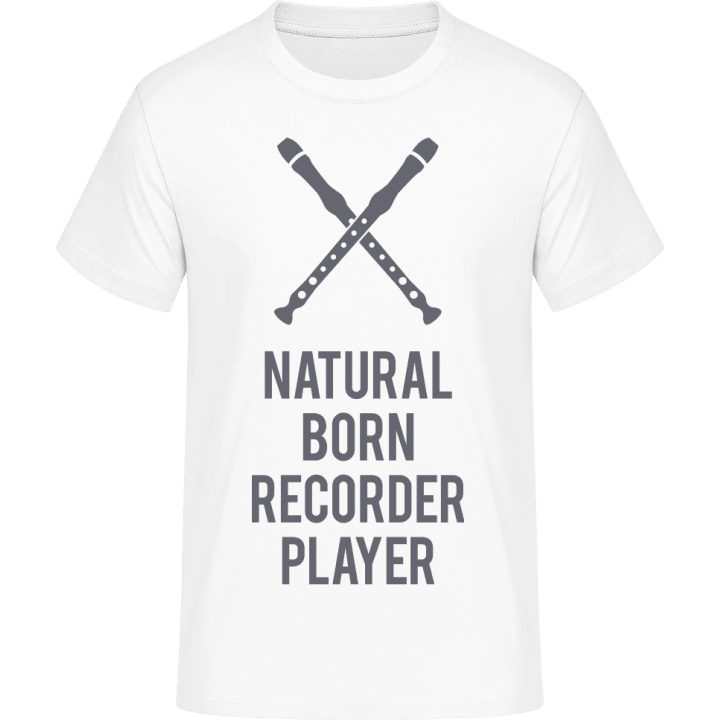 Natural Born Recorder Player T-skjorte contain pic
