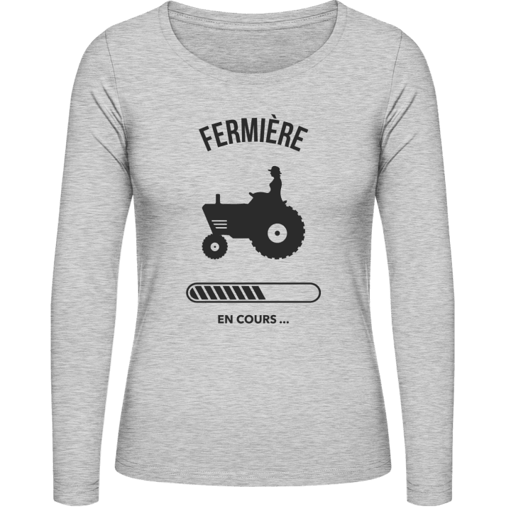 Fermière En Cours Frauen Langarmshirt contain pic