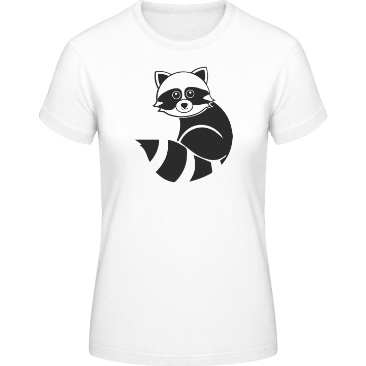 Raccoon Outline T-shirt til kvinder 0 image