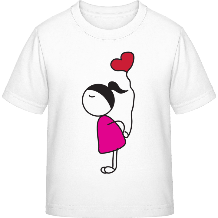 Girl In Love T-skjorte for barn contain pic