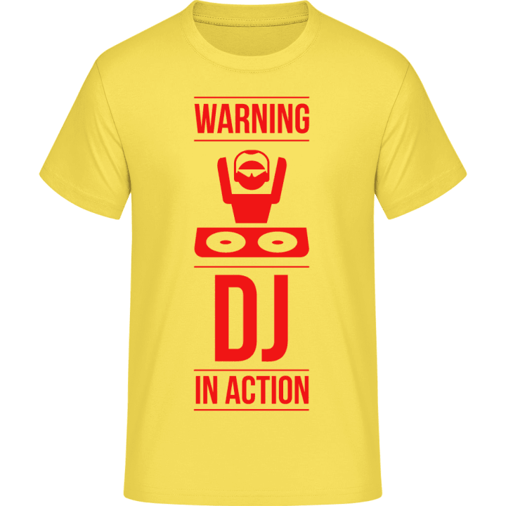 Warning DJ in Action T-paita 0 image