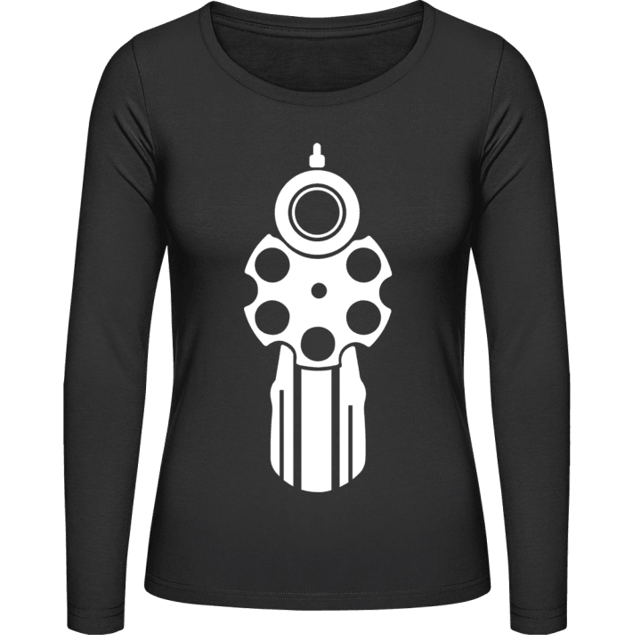 Look Into The Pistol Frauen Langarmshirt contain pic
