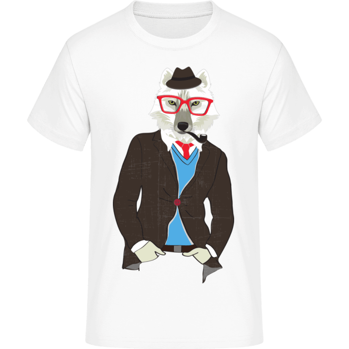Hipster White Wolf T-Shirt 0 image