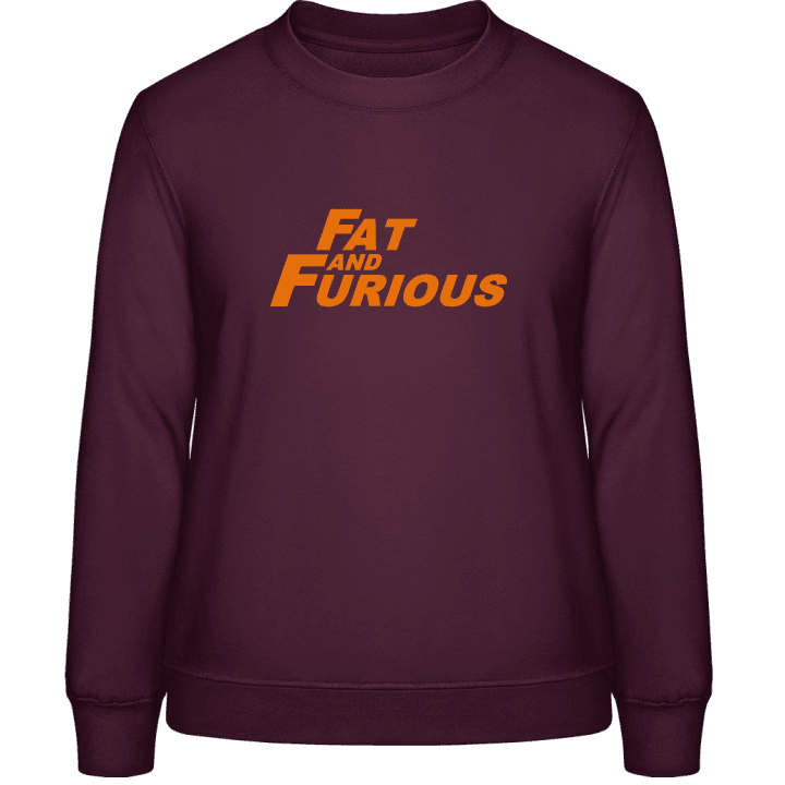Fat And Furious Sweatshirt för kvinnor contain pic