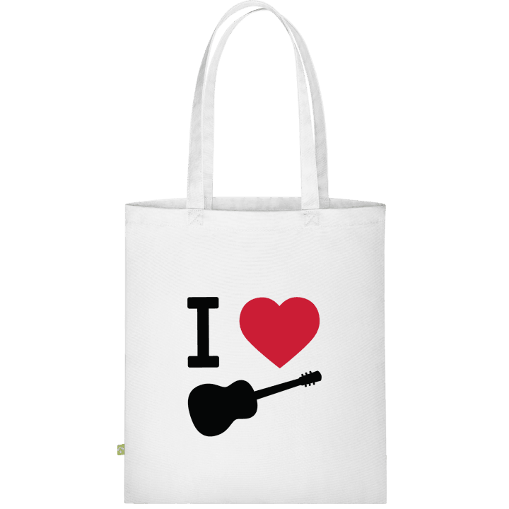 I Love Guitar Väska av tyg contain pic