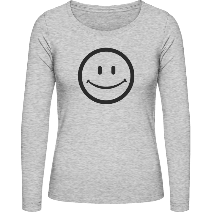 Smiley Vrouwen Lange Mouw Shirt contain pic